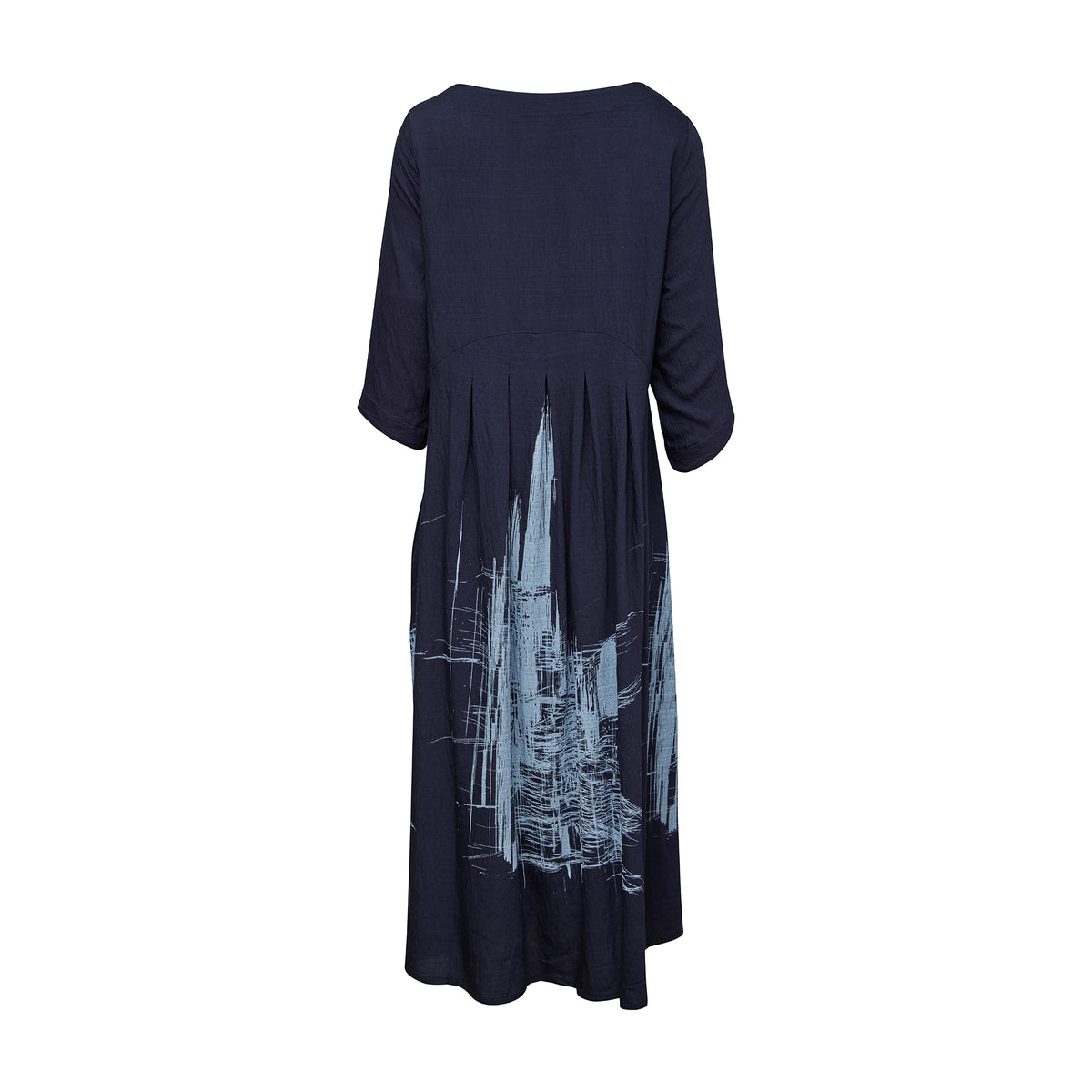 E-Avantgarde - Jurk 15004 - Navy Sky