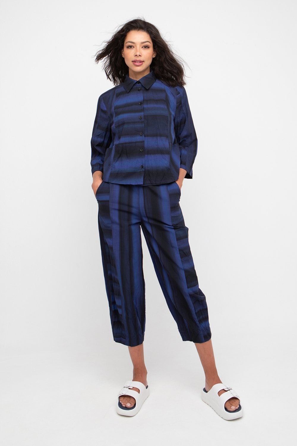 Ozai N Kü - Crinkle broek 860784 - Print Pleats