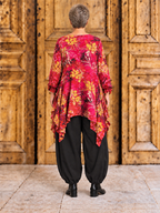 Normal Crazy - Blouse Peru lange mouw - Rood