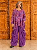 Normal Crazy - Top Wizard LS  7 Batik paars