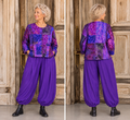Normal Crazy Short jacket P/W paars 3