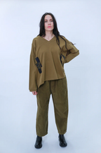 Bella Blue - H82-H098 - Top Geel