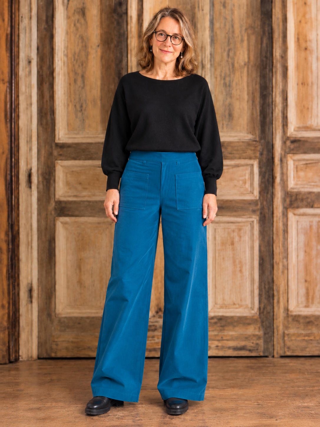 HeArt - Broek Triangle viscose - Petrol