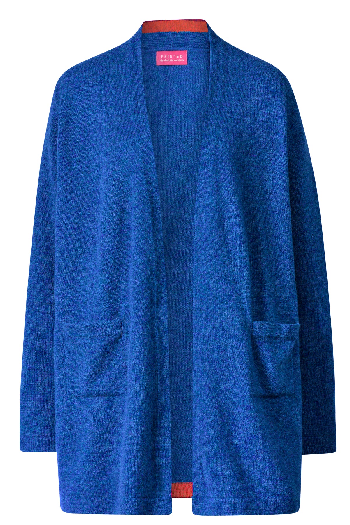 Himalaya Jas Moe in de kleur Indigo, productfoto op witte achtergrond