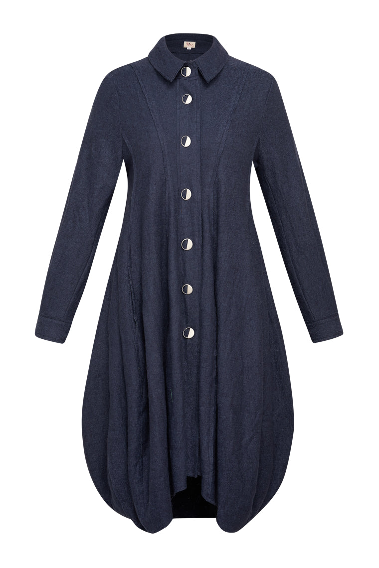 HeArt - Lang Rib jurk, vest of tussenjas Lior - Vigneto