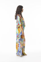 ORIENTIQUE - Digital Broek - Print Bloem Oriental#