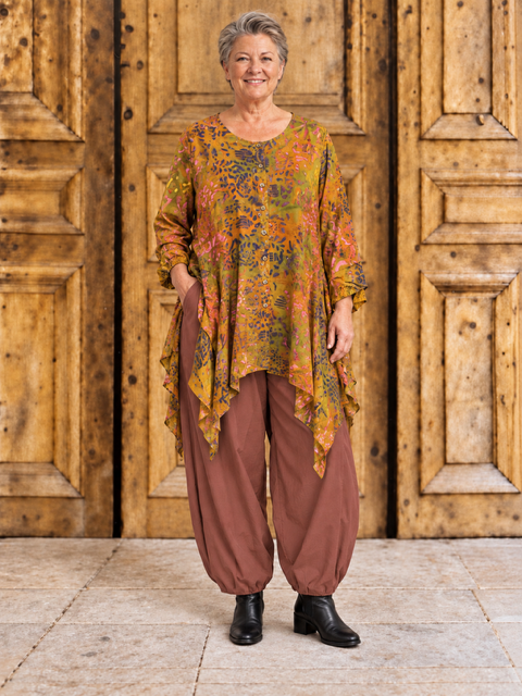 Normal Crazy - Blouse Peru lange mouw - Briqe