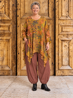 Normal Crazy - Blouse Peru lange mouw - Briqe