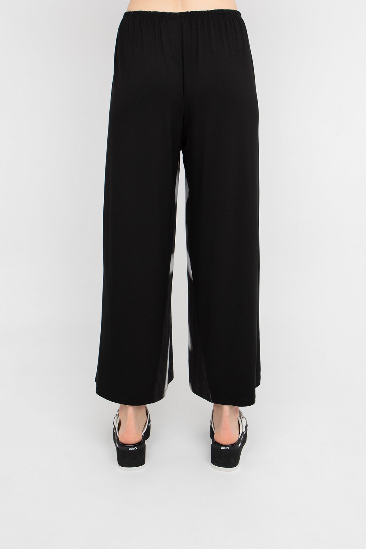 Ozai N Ku - Broek met abstracte print - Foam Black/White