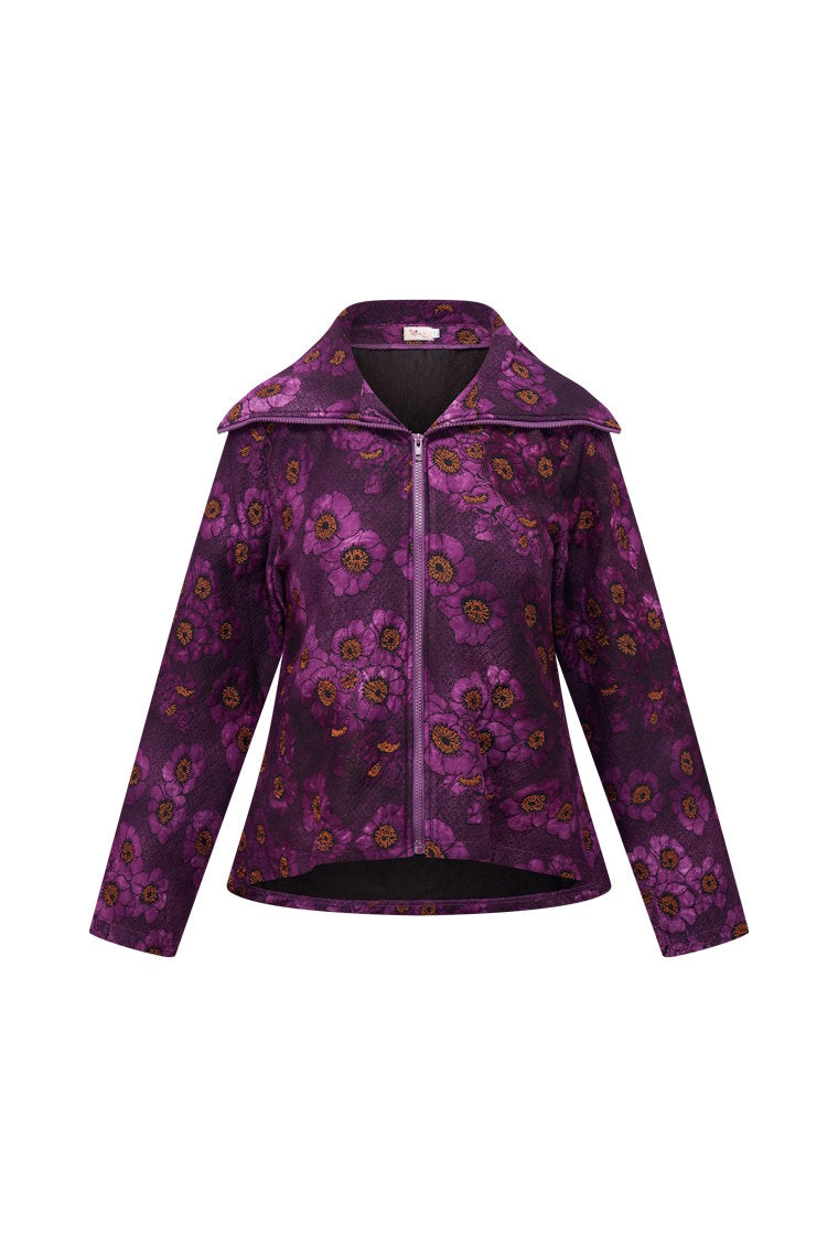 HeArt - Ibu vest met rits ABF - Purple D01