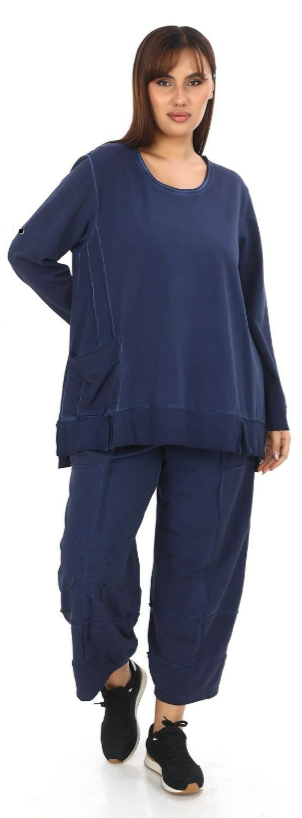 Sinne - Tuniek trui blauw