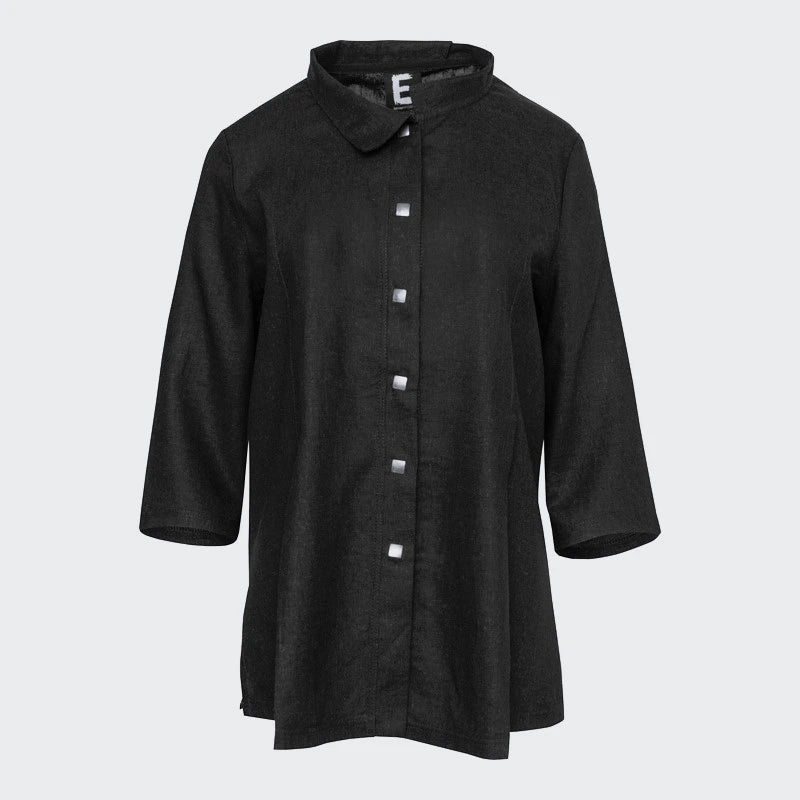E-Avantgarde - Jack / Blouse - Zwart - Maat M