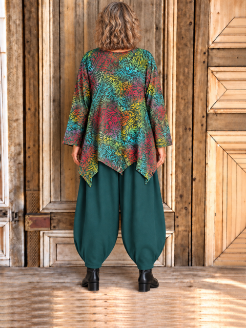 Normal Crazy - blouse Dinie L/S - GroenGeelRood