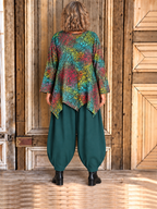 Normal Crazy - blouse Dinie L/S - GroenGeelRood