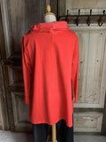 Sinne - tuniek met Col - Oranje rood