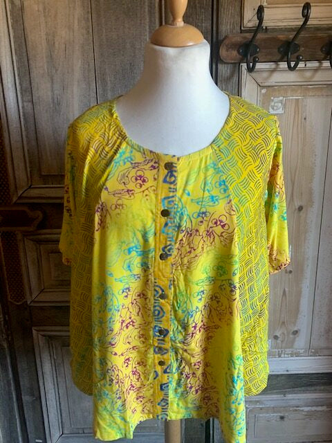 Normal Crazy - Blouse New Moza korte mouw*