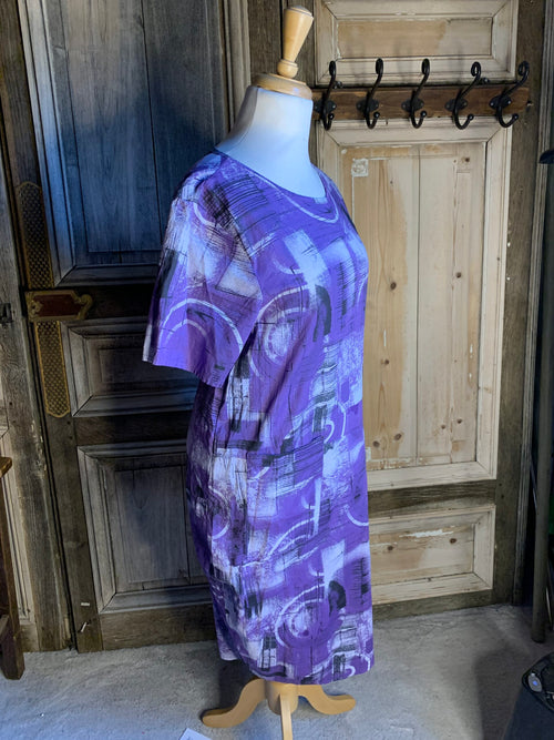 BB Style - katoenen jurk - Lavendel