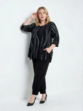 Angel Circle - Blouse KV1873T - Zwart-grijs 2644