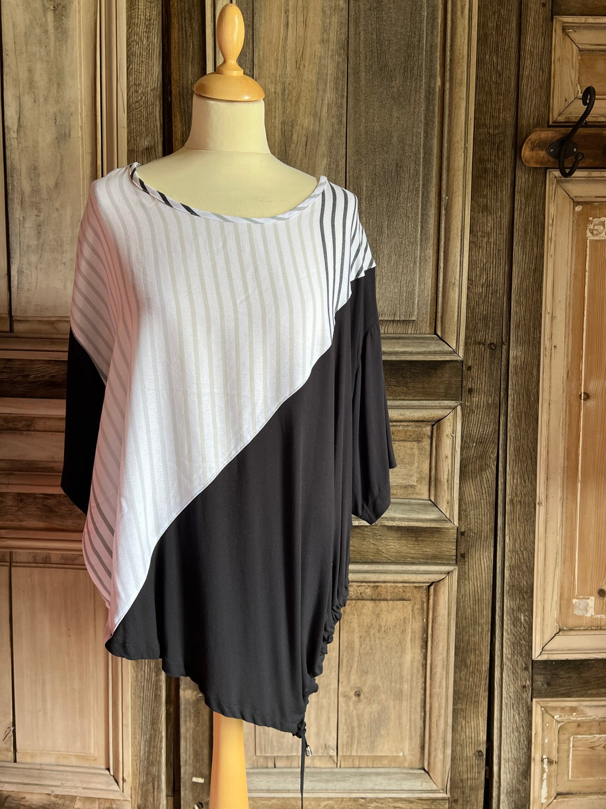 Kekoo blouse Black/white