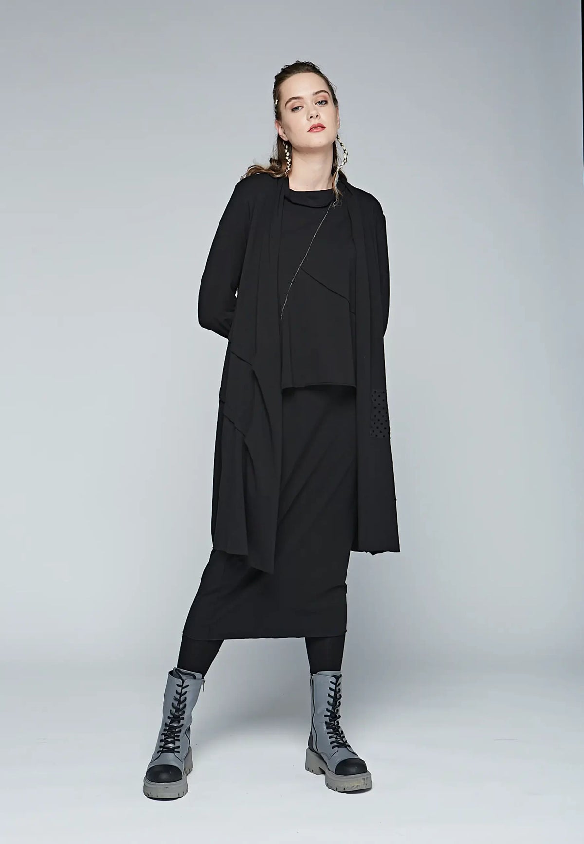 Luukaa - Vest - 24K308 - Zwart/Grijs