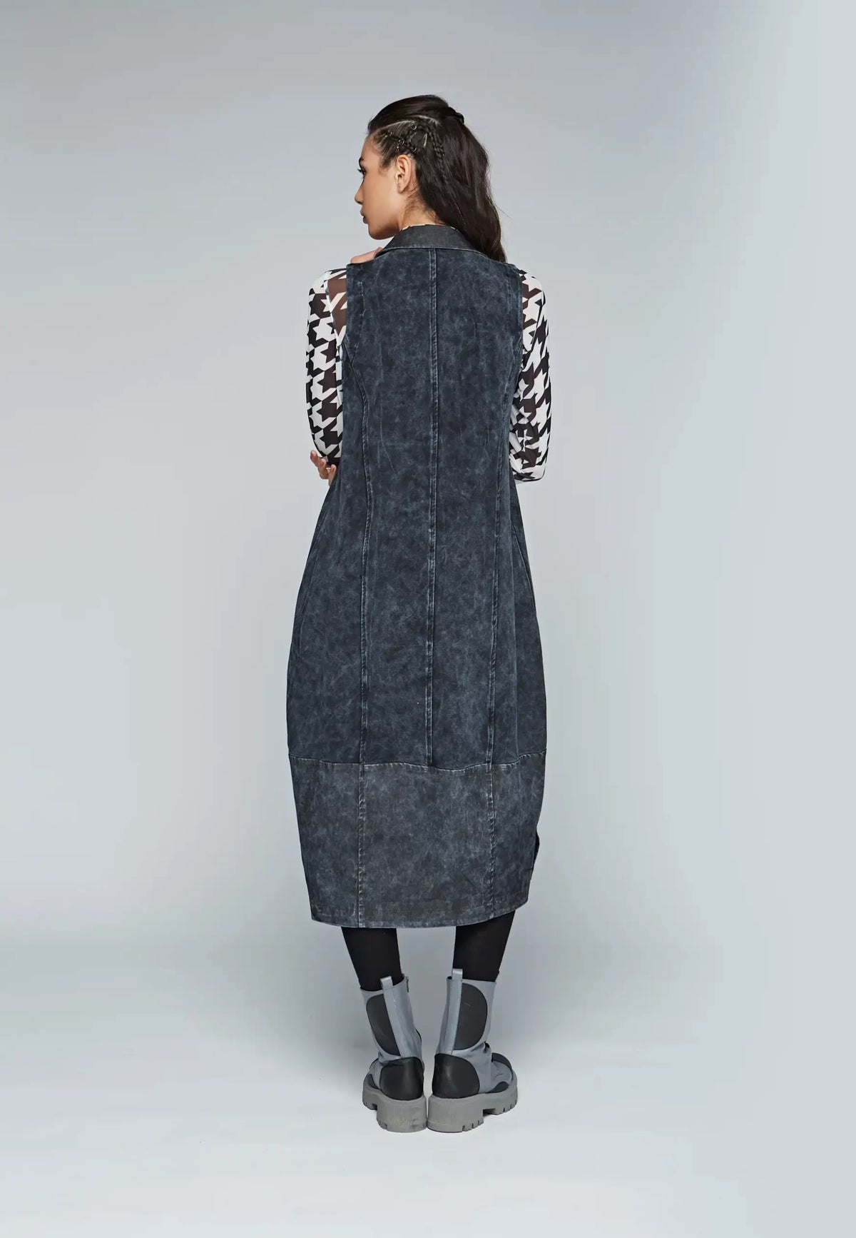Luukaa - Jurk 24K509 - Black Denim