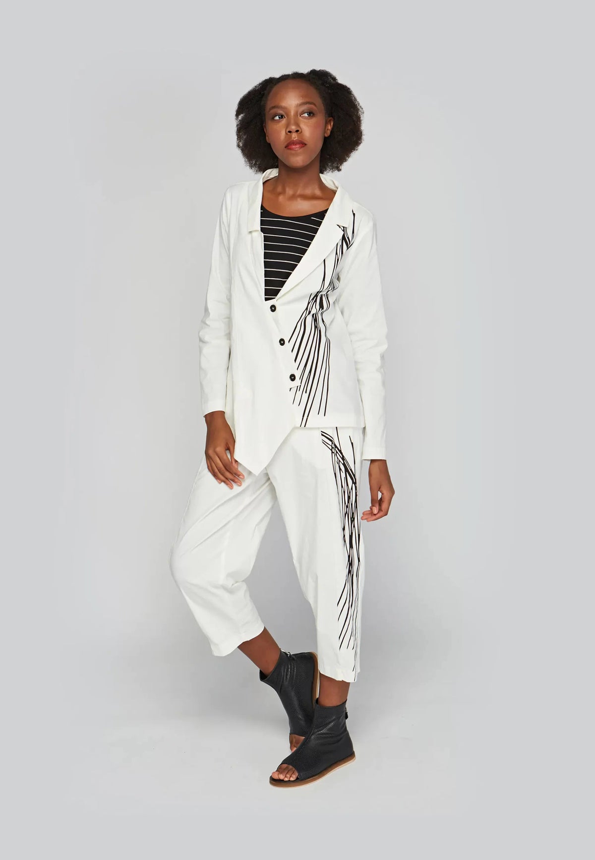 Luuka - Broek Black white