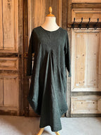 Normal Crazy - Corduroy dress Balon - Olive Green (grijs)