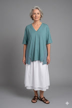 Ozai N Ku - Top Shirt - Azure