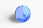 Trijn sieraden - Ring acrylaat (#R25-21) - Blauw 3 cm