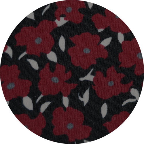 Boris - Kort vest strikjes print - nr.1054.1