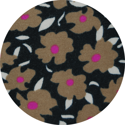 Boris - Kort vest strikjes print - nr.1054.1