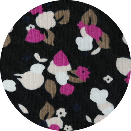 Boris - Kort vest strikjes print - nr.1054.1
