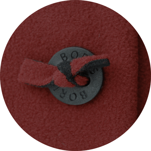Boris - Lange jas met knopen - nr. 1118 Rood