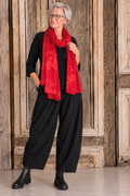 Angel Circle - Sjaal KV9085T - Batik rood