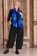 Angel Circle - Sjaal KV9085T - Batik blauw