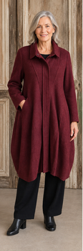 HeArt - Lang vest - tussenjas Lior - Bordeaux