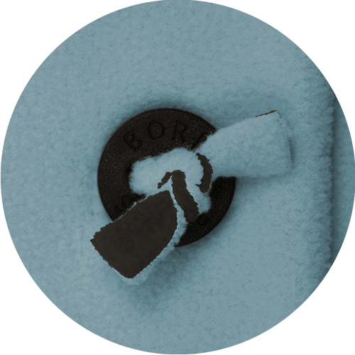 Boris - Jas capuchon zware kwaliteit fleece - uni nr. 1100