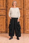 Normal Crazy - Pant Pocket Babyrib - Black