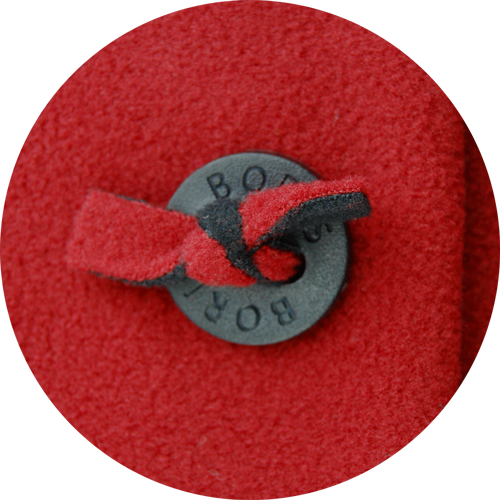 Boris - Jas capuchon zware kwaliteit fleece - uni nr. 1100